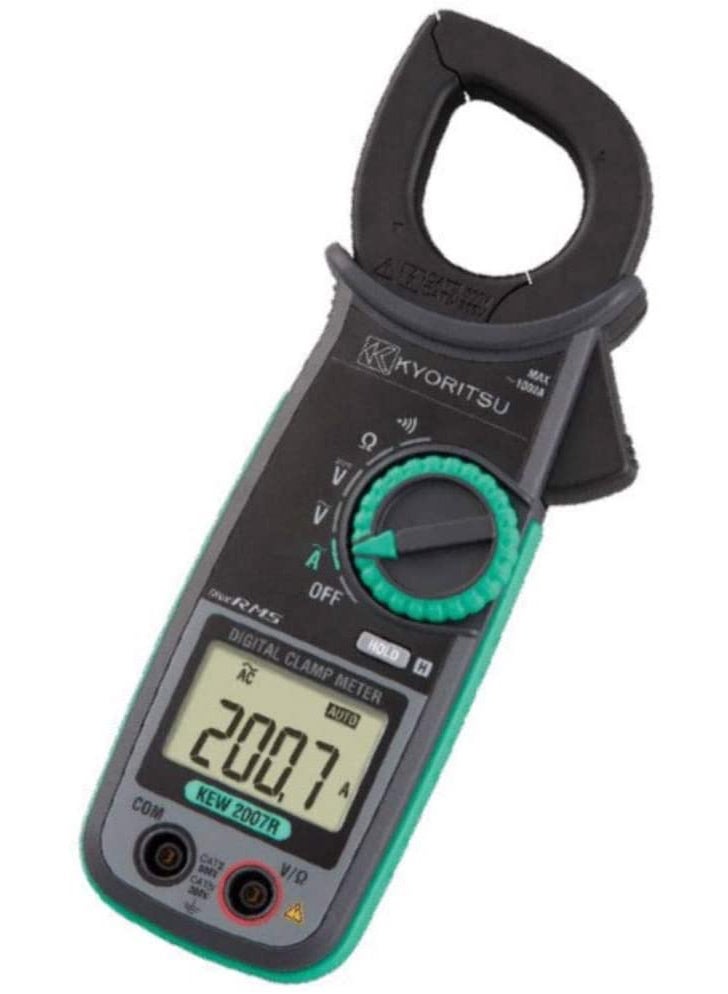 Kyoritsu 2007R Digital Clamp Meter – AC Current Measurement – Professional Electrical Tester - Image 1